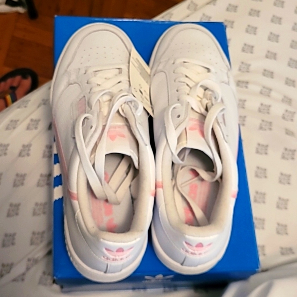 Adidas Continental 80 Women's 10 White & Pink